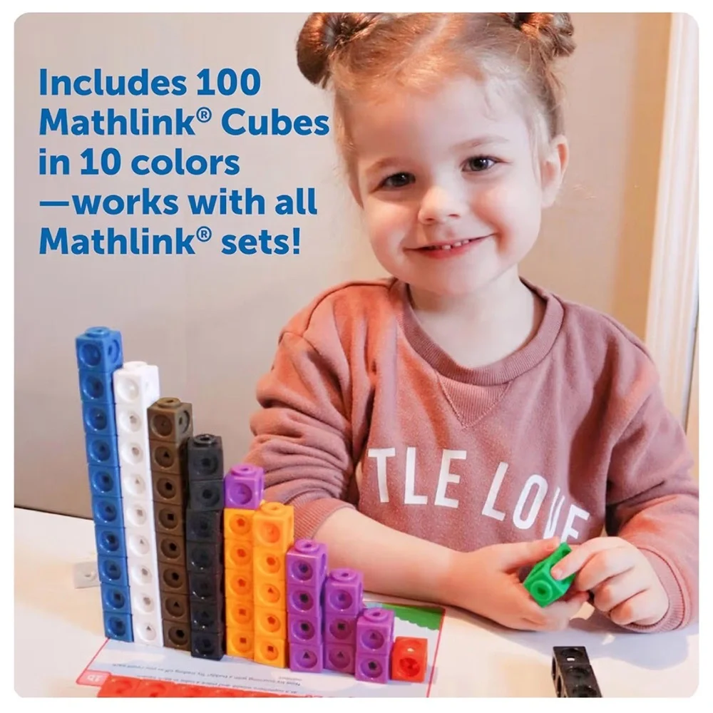 Learning Resources MathLink Cubes Early Math Activity Set - Picture 3 of 6